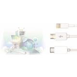 Cáp sạc đa năng 3 trong 1 Pisen Type C, MicroUsb, Lightning