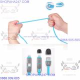 Cáp Sạc Đa Năng Dây Rút 2 in 1 (Màu trắng)