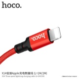 Cáp sạc dây dù Hoco X14 dài 2M - cổng Lightning - Hãng phân phối chính thức - Nhất Tín Computer