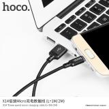 Cáp sạc dây dù Hoco X14 dài 2M - cổng Lightning - Hãng phân phối chính thức - Nhất Tín Computer