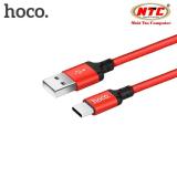 Cáp sạc dây dù Hoco X14 dài 2M cổng Type-C (Hỗ trợ sạc nhanh) - Hãng phân phối chính thức - Nhất Tín Computer
