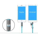 Cáp sạc điên thoại 2 in 1cho iPhone 5,6 và android DT88