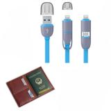 Cáp sạc điên thoại 2 in 1cho iPhone 5/6 và android cùng cách mạng mua sắm