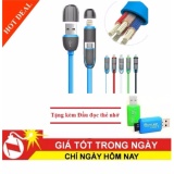 [HCM]Cáp sạc điên thoại 2 in 1cho iPhone 5/6 và android + Tặng