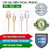 Cáp sạc dùng cho điện thoại IPhone chuẩn Lightning Pineng PN -305 (2m)