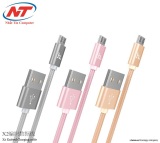 Cáp sạc microUSB Hoco X2 cho Android - dài 1m (Xám) - Hãng phân phối chính thức - Nhất Tín Computer