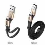 Cáp sạc nhanh 2A đa năng Baseus dành cho Android và IOS 120cm cực bền (Bạc)