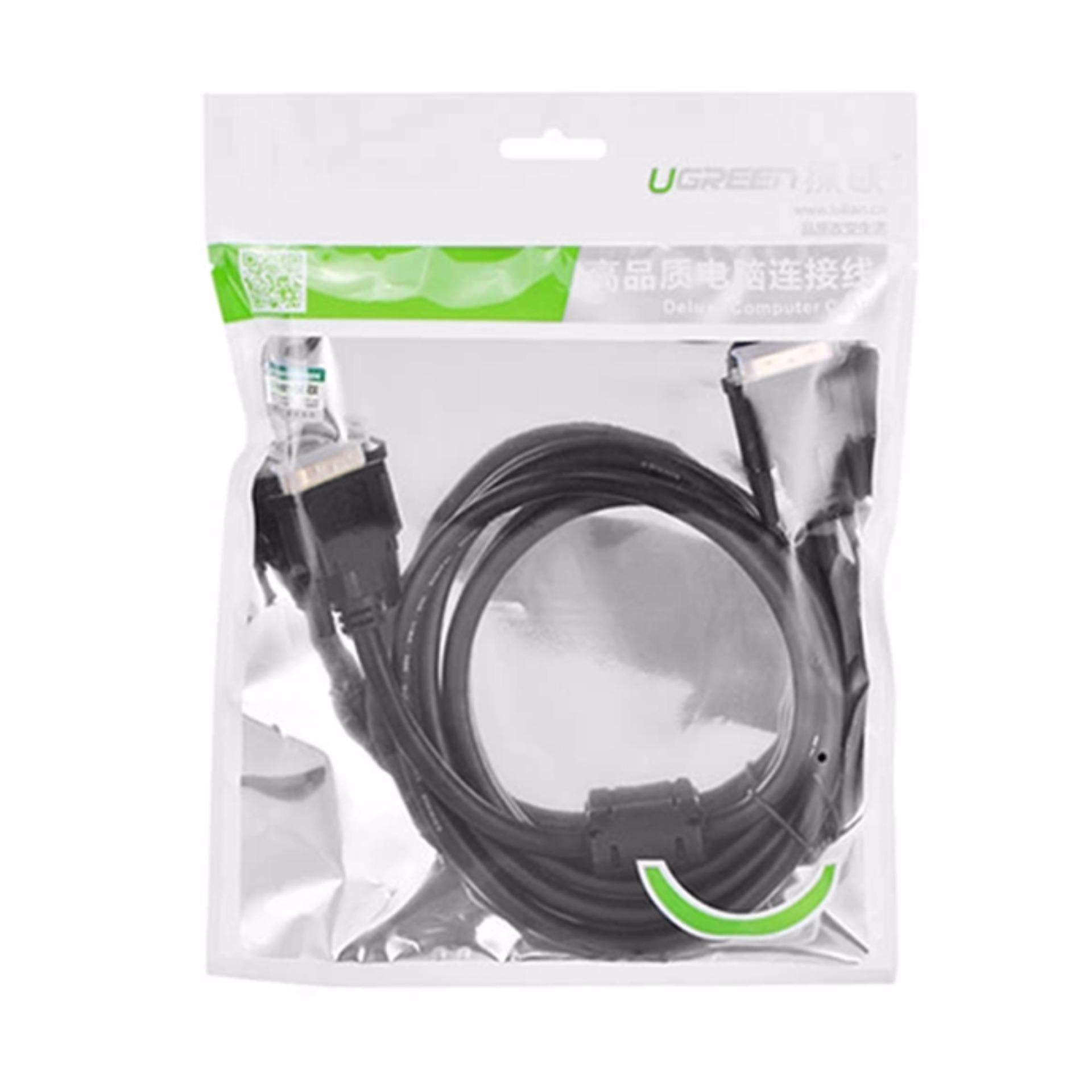 [HCM]Cáp tín hiệu DVI-D (24+1) 2 đầu đực dài 2m UGREEN DV101 11604