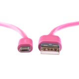 Cáp Ugreen sạc Micro-USB 2.0 gold-plated 0.5M (Hồng)