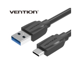Cáp USB 3.0 Type C lõi thuần đồng cao cấp Vention VAS-A47-B100 1m (Đen)