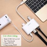 Cáp USB-C to HDMI + LAN + USB/USB-C 30440