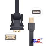 Cáp USB to COM DB9 RS232 2M UGREEN CR107 UG-20218