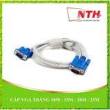 Cáp vga trắng 25m