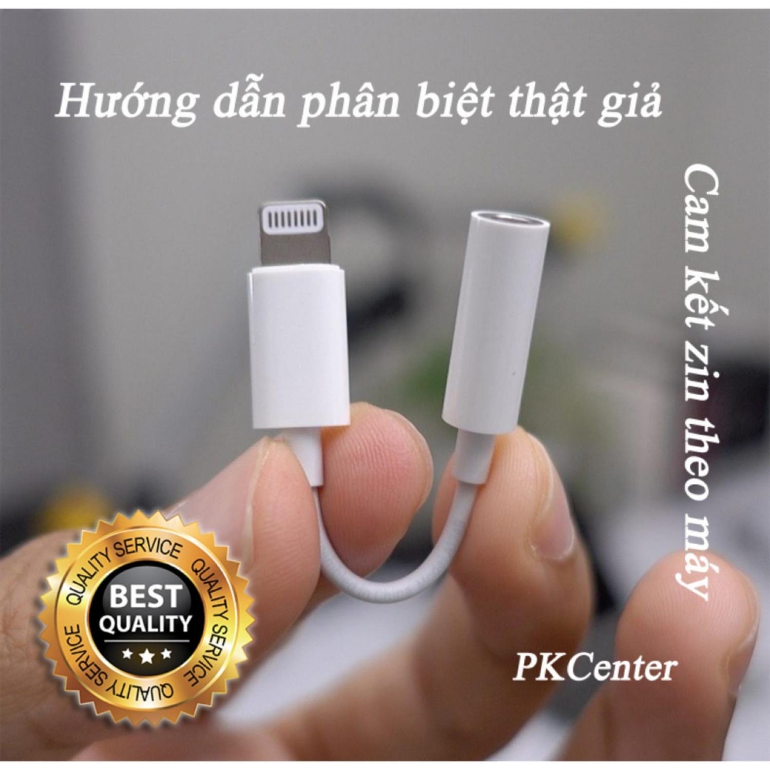 Cáp chuyển đổi cổng Lightning sang Jack 3.5mm - Bảo hành 2 năm
