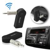 Car Bluetooth 4.0 Wireless Audio Receiver with 3.5mm Stereo Output Black (Intl)
