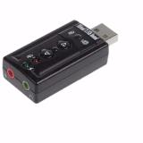 Card âm thanh 3D USB Taiwan 7.1 đen
