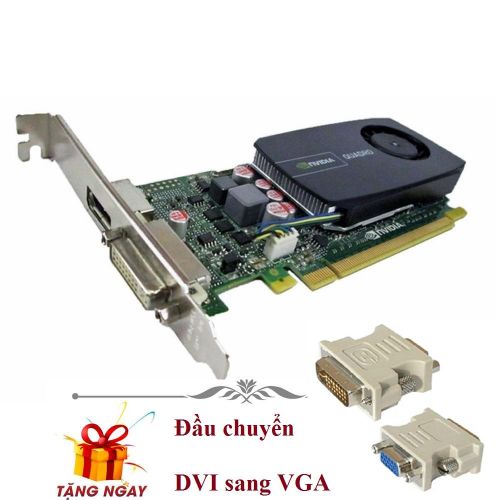 Card màn hình rời chuyên thiết kế đồ họa NVIDIA Quadro Fermi 600 1Gb ...