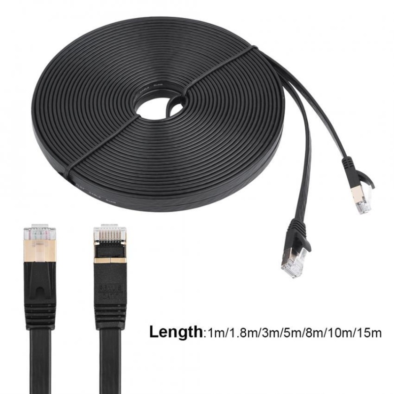 Bảng giá epayst CAT7 RJ45 600MHz Patch Shielded Lan Network Cable Flat Ethernet Cord 5m Phong Vũ
