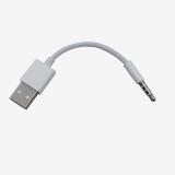 【Crystalawaking】Dây sạc truyền dữ liệu USB 3.5mm cho iPod Shuffle thế hệ 3/4