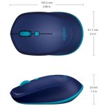 [HCM]Chuột bluetooth Logitech M337 (Xanh) - Hãng phân phối chính thức