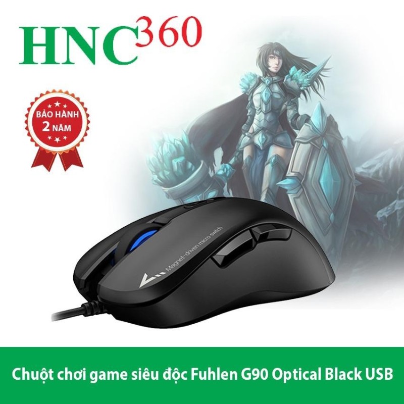 Chuột chơi game siêu độc Fuhlen G90 Optical Black USB