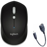 Chuột laser Bluetooth Logitech M337 và Tặng Cáp OTG - Hãng phân phối chính thức