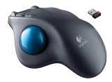 M570 Logitech laser wireless Trackball (Black & Blue) - Official distributor