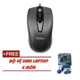 Chuột máy tính Fuhlen L102 + Bộ vệ sinh laptop 4 món
