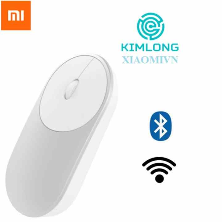 Chuột máy tính không dây Xiaomi Portable Mouse kết nối bluetooth hoặc wireless
