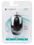 [HCM]Chuột quang có dây Logitech M105 (Đen) - Hãng phân phối chính thức