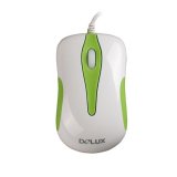 Chuột quang Delux DLM-115U  (trắng xanh)