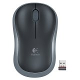 Chuột quang không dây Logitech M185 (Xám)