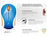 Logitech Wireless Mini Mouse M187 (Blue) - Official distributor.