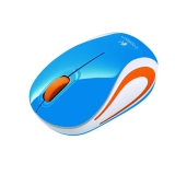 Logitech Wireless Mini Mouse M187 (Blue) - Official distributor.