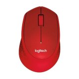[HCM]Chuột quang không dây Logitech M331 (Đỏ) - Hãng Phân phối chính thức