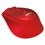 [HCM]Chuột quang không dây Logitech M331 (Đỏ) - Hãng Phân phối chính thức