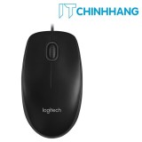 Chuột quang máy tính có dây Logitech B100 Optical USB - Hãng Phân Phối Chính Thức
