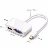 Chuyển từ Macbook ra HDMI và VGA (Minidisplay - Thunderbolt sang HDMI và VGA) UGREEN 10427