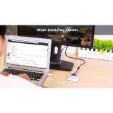Chuyển từ Macbook ra HDMI và VGA (Minidisplay - Thunderbolt sang HDMI và VGA) UGREEN 10427