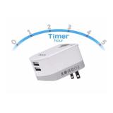 Cốc sạc hẹn giờ 2 cổng USB Hoco C16