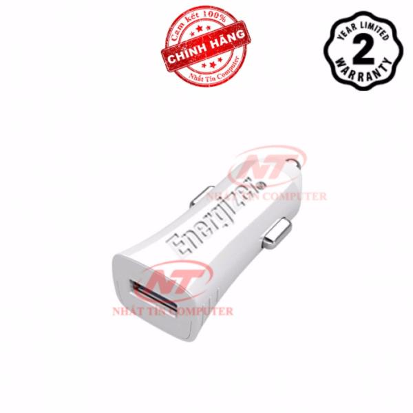 Cốc Sạc Ô tô Energizer 1A 1 cổng USB (Trắng) - Hãng phân phối chính thức