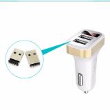 Cốc sạc trên oto 2 cổng USB (trắng)
