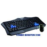 [HCM]COMBO BÀN PHÍM +CHUỘT BOSTON X168 HÃNG