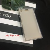 Combo kính cường lực full màn và ốp silicon SONY XZ1 Compact