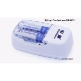 Combo sạc Doublepow DP-B01 và 2pin Doublepow AA 800mAh