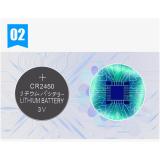 Combo Vỉ 5 Pin cúc áo DOUBLEPOW LITHIUM CR2450