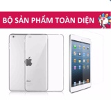 COMBOR cho ipad Air 2 ( Bộ ốp lưng silicon + kính cường lực)