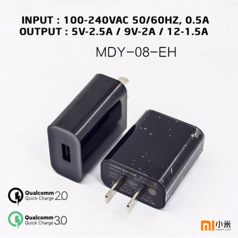 Giá Củ sạc nhanh Quick Charge 3.0 Xiaomi MDY-08-EH - Hàng Nhập Khẩu