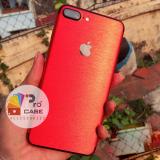 Dán Decan nhôm xước màu iPhone 7 (Màu Đỏ)