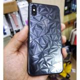 Dán lưng trong suốt vân 3D Kim Cương giành cho IPHONE X